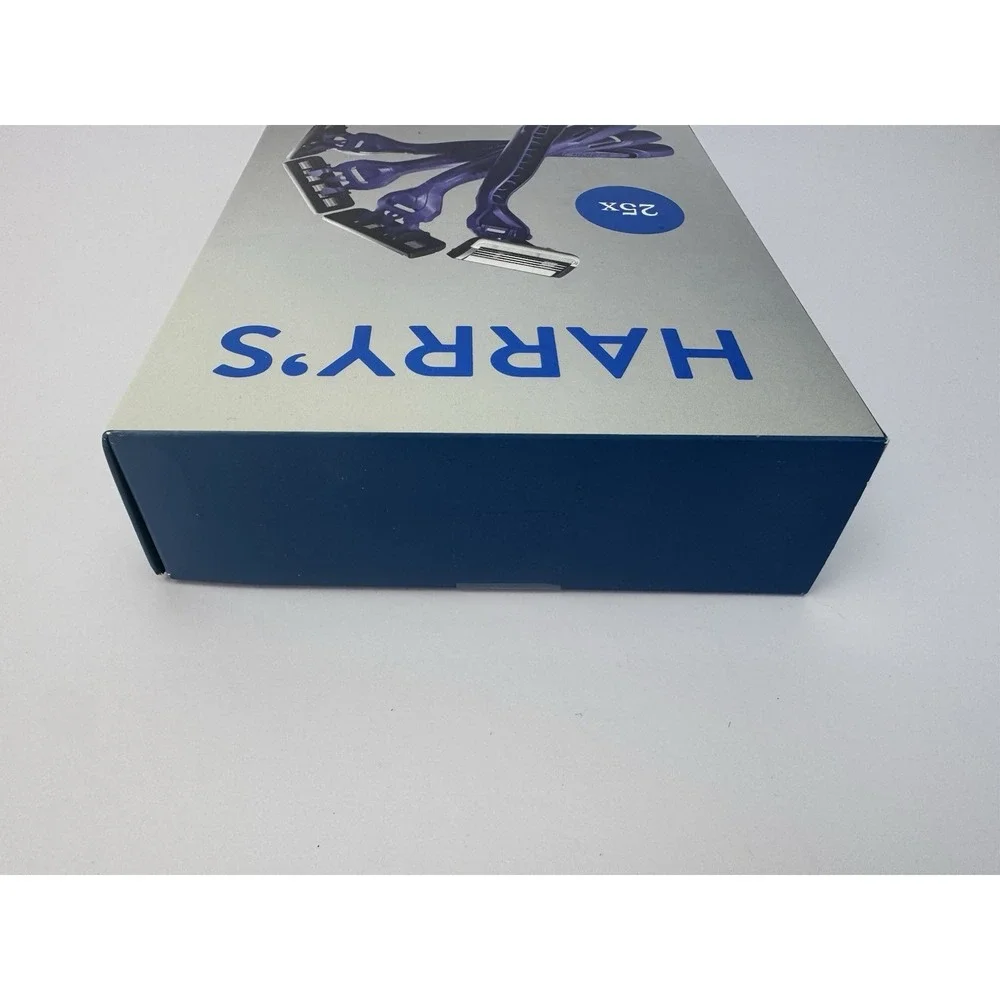 Harry's Men's Disposable Razors 3-Blade Razors Glacier Blue 25‎ Ct NIB